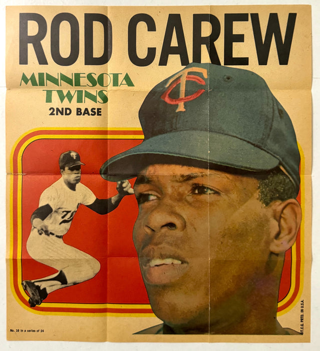 1970 Topps Baseball POSTER Inserts You Pick Singles *Finish Your Set* 16 Rod Carew (tear)  - TvMovieCards.com