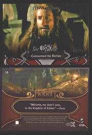 2022 Cryptozoic CZX Middle Earth Silver Parallel Base Card Singles 1-50 #/25 16 Consumed by Riches - TvMovieCards.com