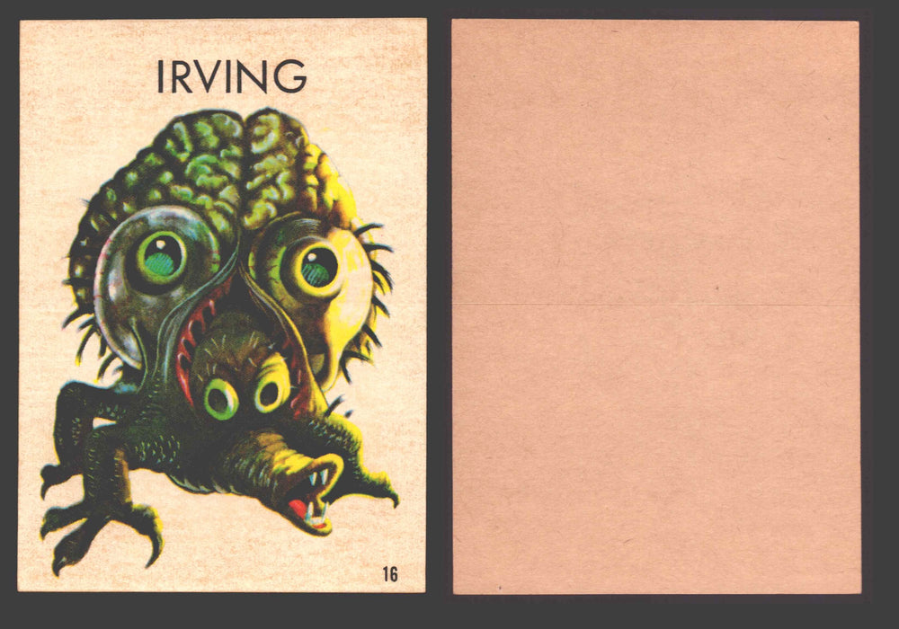 1965 Ugly Stickers Topps Trading Card You Pick Singles #1-44 with Variants