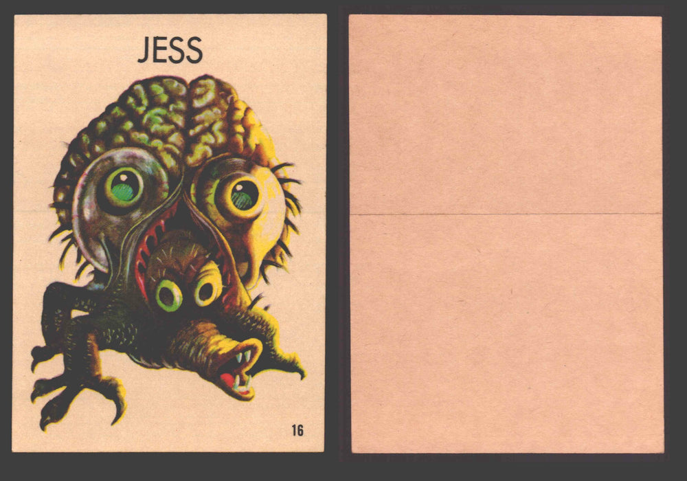 1965 Ugly Stickers Topps Trading Card You Pick Singles #1-44 with Variants