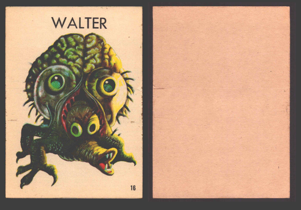 1965 Ugly Stickers Topps Trading Card You Pick Singles #1-44 with Variants