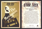 Star Trek Portfolio Prints Juan Ortiz Gold Parallel Trading Cards You Pick 1-80 #	   16   The Menagerie Part One  - TvMovieCards.com