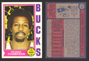 1974-75 Topps Basketball Trading Card You Pick Singles #100-#199 VG/EX #	174 George Thompson - Milwaukee Bucks  - TvMovieCards.com