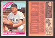 1966 Topps Baseball Trading Card You Pick Singles #100-#399 VG/EX #	178 Bob Tillman - Boston Red Sox  - TvMovieCards.com