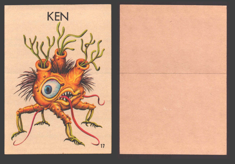 1965 Ugly Stickers Topps Trading Card You Pick Singles #1-44 with Variants
