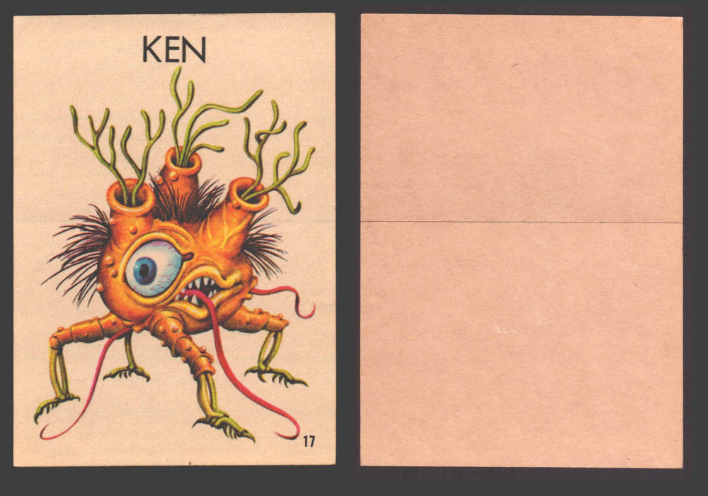 1965 Ugly Stickers Topps Trading Card You Pick Singles #1-44 with Variants