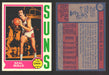 1974-75 Topps Basketball Trading Card You Pick Singles #1-#99 VG/EX #	17 Neal Walk - Phoenix Suns  - TvMovieCards.com