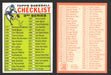 1964 Topps Baseball Trading Card You Pick Singles #100-#199 VG/EX #	188 Checklist 177-264  - TvMovieCards.com