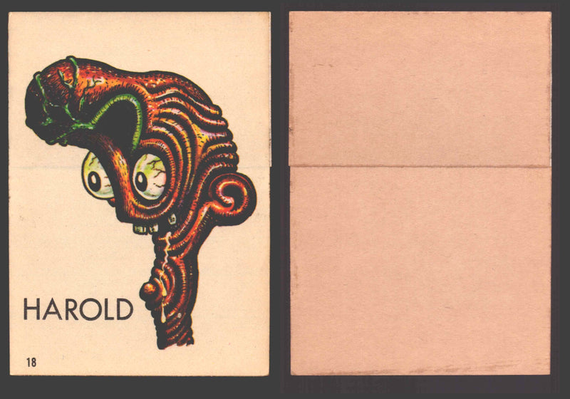 1965 Ugly Stickers Topps Trading Card You Pick Singles #1-44 with Variants