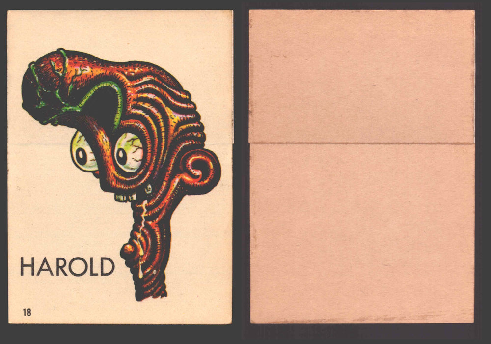 1965 Ugly Stickers Topps Trading Card You Pick Singles #1-44 with Variants