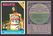 1975-76 Topps Basketball Trading Card You Pick Singles #1-#310 VG/EX #	190 Phil Chenier - Washington Bullets AS  - TvMovieCards.com