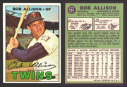 1967 Topps Baseball Trading Card You Pick Singles #100-#199 VG/EX #	194 Bob Allison - Minnesota Twins  - TvMovieCards.com