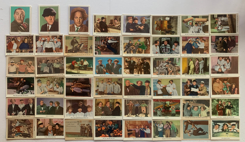 The Three Stooges White Back Vintage Card Set 96 cards 1959 Fleer