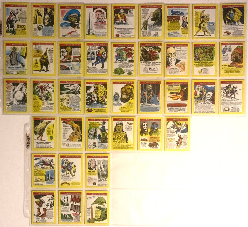 Ripley's Believe It Or Not Vintage Card Set 84 Cards Fleer 1970 Unnumbered Editi - TvMovieCards.com