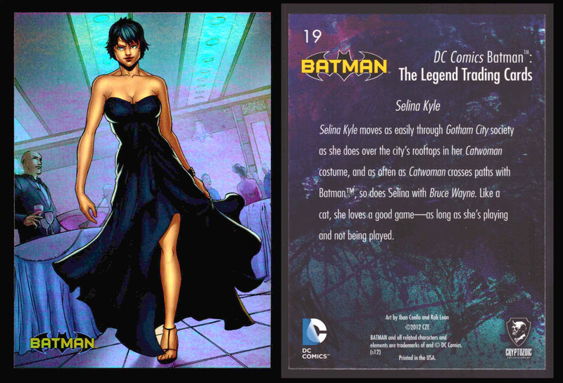 DC Comics Batman The Legend Parallel HoloFoil Base Trading Card Singles #1-63 19 Selina Kyle - TvMovieCards.com