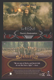 2022 Cryptozoic CZX Middle Earth Silver Parallel Base Card Singles 1-50 #/25 19 Thorin’s Redemption - TvMovieCards.com