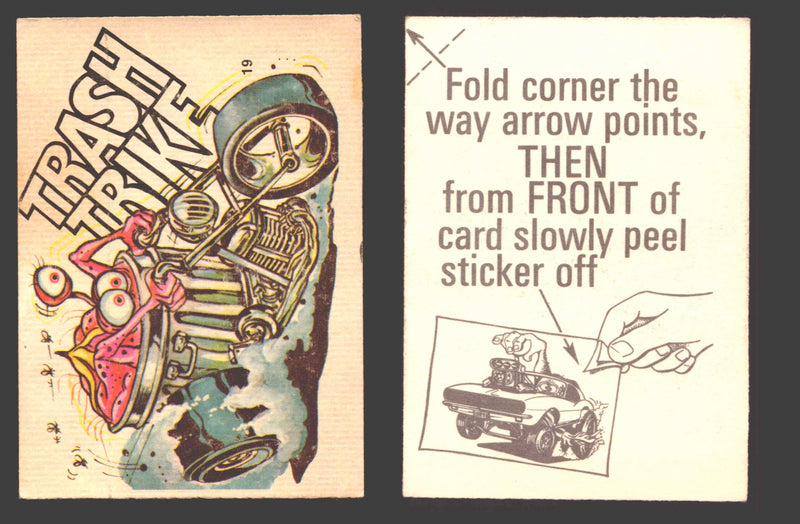 Fantastic Odd Rods Series 2 Vintage Sticker Cards Donruss #1-66 You Pick Singles