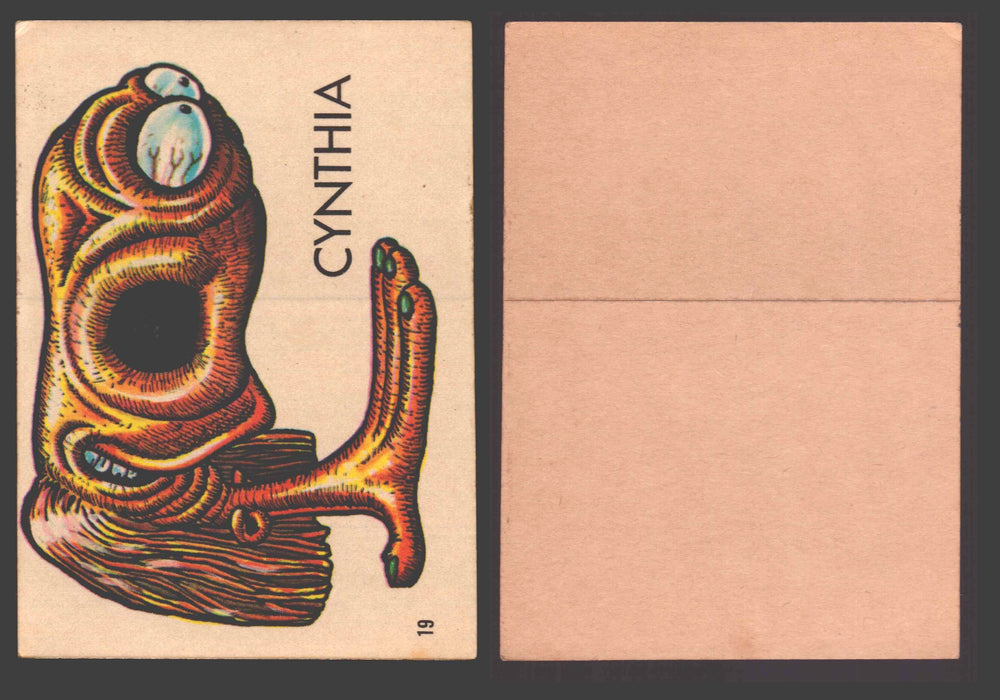 1965 Ugly Stickers Topps Trading Card You Pick Singles #1-44 with Variants