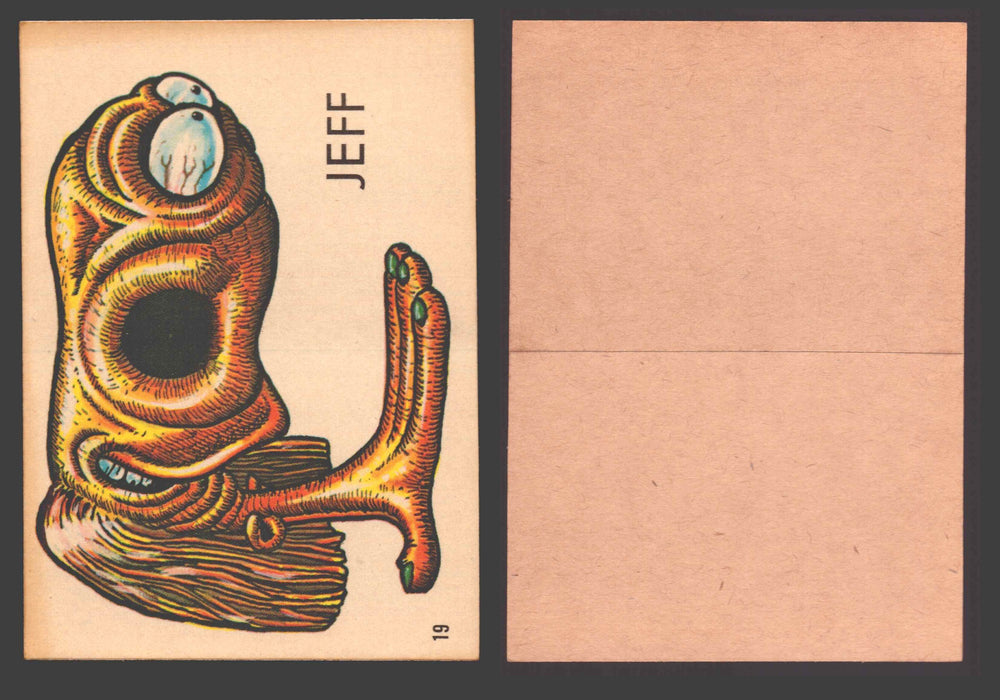 1965 Ugly Stickers Topps Trading Card You Pick Singles #1-44 with Variants