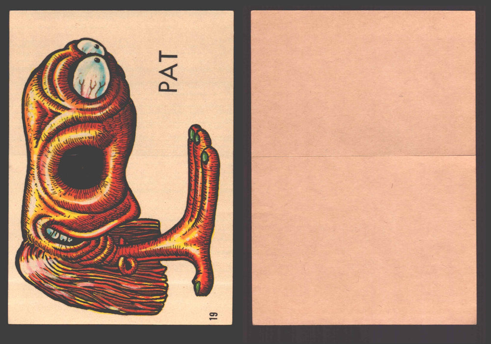 1965 Ugly Stickers Topps Trading Card You Pick Singles #1-44 with Variants