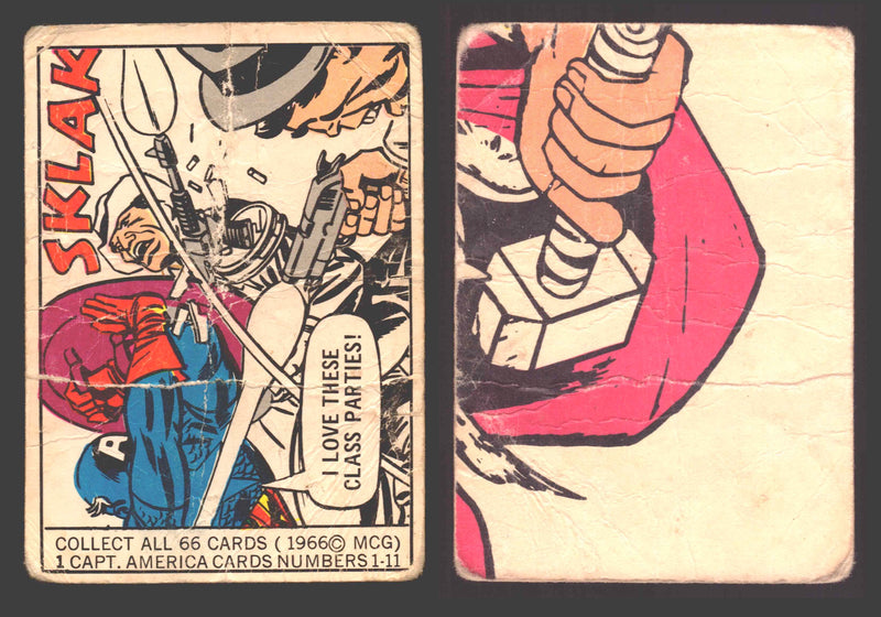 1966 Marvel Super Heroes Donruss Vintage Trading Cards You Pick Singles #1-66 #1 Creased - TvMovieCards.com