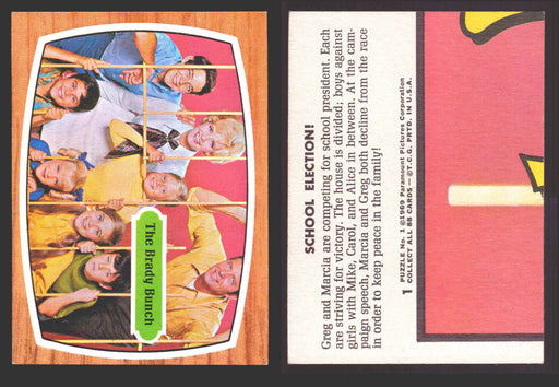 1971 The Brady Bunch Topps Vintage Trading Card You Pick Singles #1-#88 #	1 The Brady Bunch  - TvMovieCards.com
