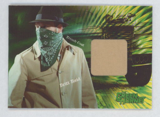 Green Hornet 2011 Movie Seth Rogan as Britt Reid Costume Card 51/500 Image A - TvMovieCards.com