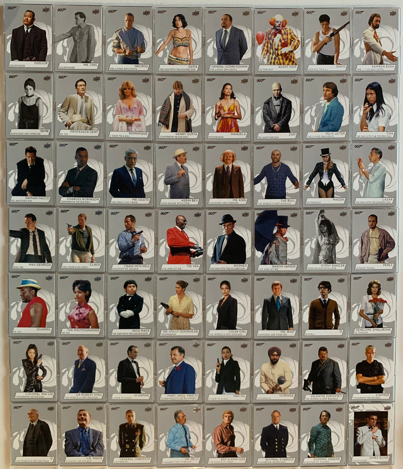 James Bond 2019 Collection Base Card Set of 100 Cards Upper Deck 2019   - TvMovieCards.com