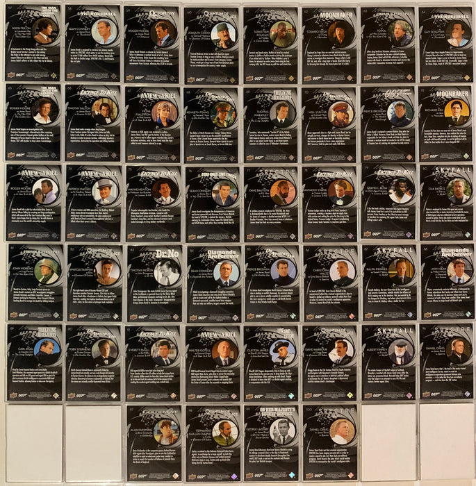 James Bond 2019 Collection Base Card Set of 100 Cards Upper Deck 2019   - TvMovieCards.com