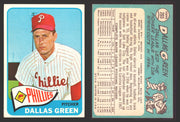 1965 Topps Baseball Trading Card You Pick Singles #200-#299 VG/EX #	203 Dallas Green - Philadelphia Phillies  - TvMovieCards.com