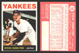 1964 Topps Baseball Trading Card You Pick Singles #200-#299 VG/EX #	206 Steve Hamilton - New York Yankees  - TvMovieCards.com