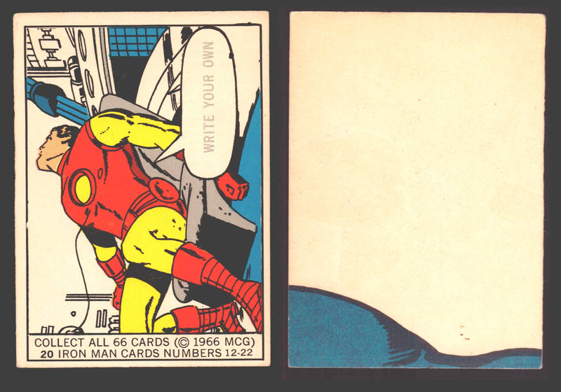 1966 Marvel Super Heroes Donruss Vintage Trading Cards You Pick Singles #1-66 #20 - TvMovieCards.com