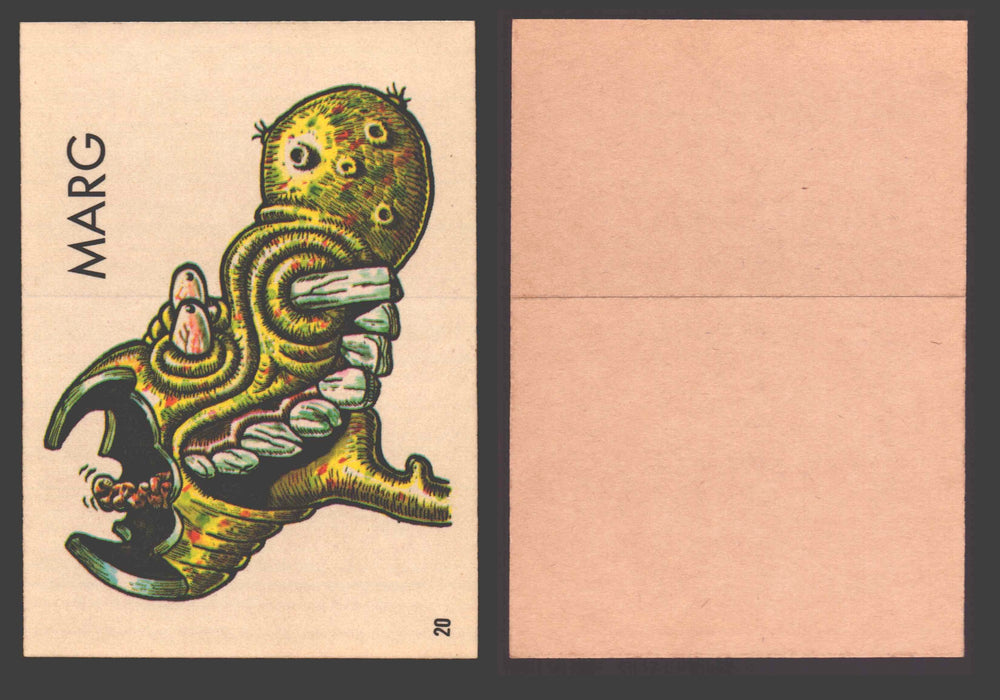 1965 Ugly Stickers Topps Trading Card You Pick Singles #1-44 with Variants