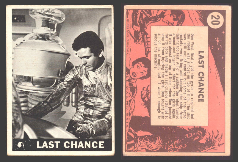 1966 Lost In Space Topps Vintage Trading Card #1-55 You Pick Singles # 20 Last Chance - TvMovieCards.com