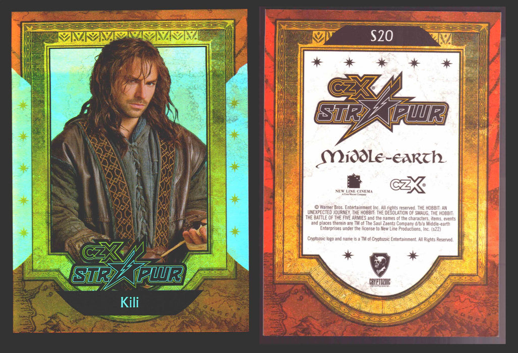 2022 Cryptozoic CZX Middle Earth STR PWR Red S01-S25 Single Cards S20 Kili - TvMovieCards.com