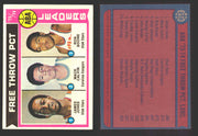 1974-75 Topps Basketball Trading Card You Pick Singles #200-#264 VG/EX #	210 1973-74 ABA Free Throw Pct. Leaders  - TvMovieCards.com