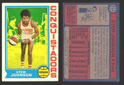 1974-75 Topps Basketball Trading Card You Pick Singles #200-#264 VG/EX #	214 Stew Johnson - San Diego Conquistadors  - TvMovieCards.com