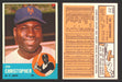 1963 Topps Baseball Trading Card You Pick Singles #200-#299 VG/EX #	217 Joe Christopher - New York Mets  - TvMovieCards.com