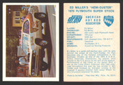 AHRA Official Drag Champs 1971 Fleer Vintage Trading Cards You Pick Singles #1-6 21 Ed Miller's "Hemi-Duster" 1970 Plymouth Super Stock - TvMovieCards.com