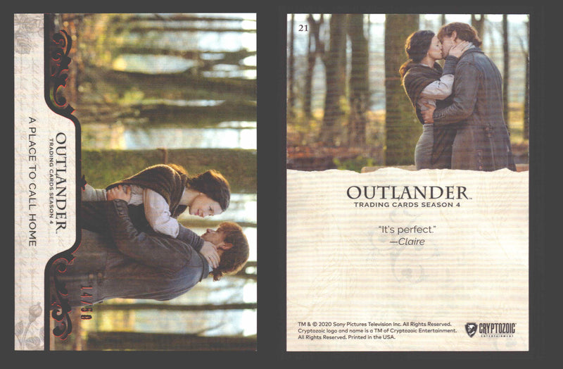 2020 Outlander Season 4 Red Foil Parallel Base Card You Pick Singles XX/50 21 A Place to Call Home - TvMovieCards.com