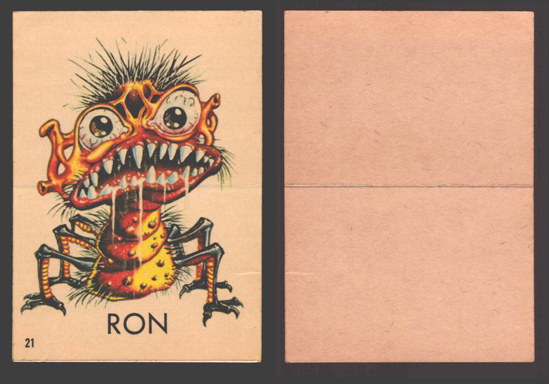 1965 Ugly Stickers Topps Trading Card You Pick Singles #1-44 with Variants
