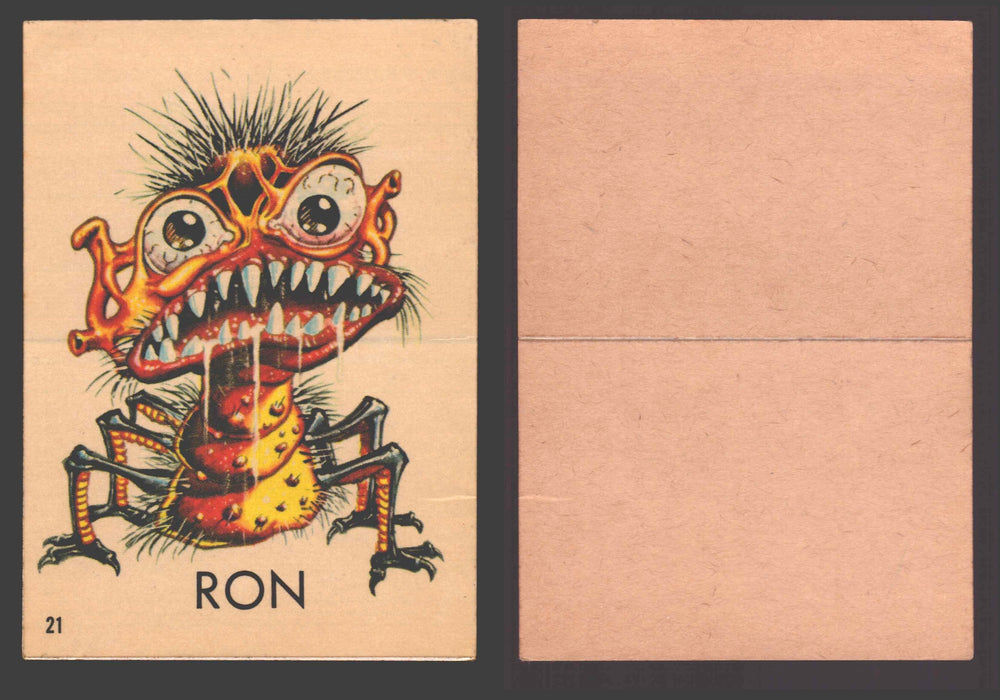 1965 Ugly Stickers Topps Trading Card You Pick Singles #1-44 with Variants