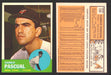 1963 Topps Baseball Trading Card You Pick Singles #200-#299 VG/EX #	220 Camilo Pascual - Minnesota Twins  - TvMovieCards.com