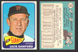 1965 Topps Baseball Trading Card You Pick Singles #200-#299 VG/EX #	228 Jack Sanford - San Francisco Giants  - TvMovieCards.com