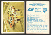 AHRA Official Drag Champs 1971 Fleer Vintage Trading Cards You Pick Singles #1-6 22 The 1970 A.H.R.A. Grand American Professionals Funny Car Category - TvMovieCards.com