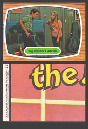 1971 The Brady Bunch Topps Vintage Trading Card You Pick Singles #1-#88 # 22 Big Brother's Advice (gum stain) - TvMovieCards.com