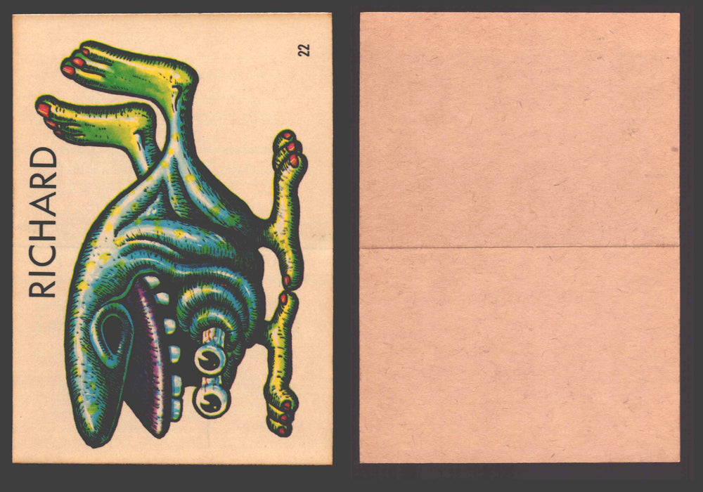 1965 Ugly Stickers Topps Trading Card You Pick Singles #1-44 with Variants