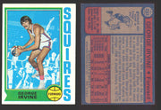 1974-75 Topps Basketball Trading Card You Pick Singles #200-#264 VG/EX #	233 George Irvine - Virginia Squires  - TvMovieCards.com