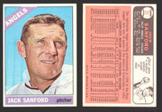1966 Topps Baseball Trading Card You Pick Singles #1-#99 VG/EX #	23 Jack Sanford - California Angels  - TvMovieCards.com