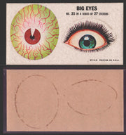 1967 Disgusting Disguises Sticker Trading Card You Pick Singles #1-27 #	 23   Big Eyes  - TvMovieCards.com